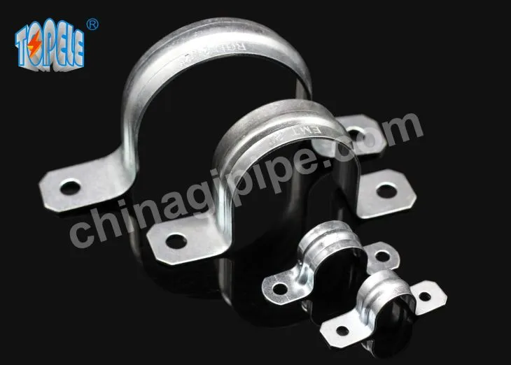 UL Certifikovaný pevný dvoudveřový pásek Pozinkované ocelové svorky Pevné trubkové armatury