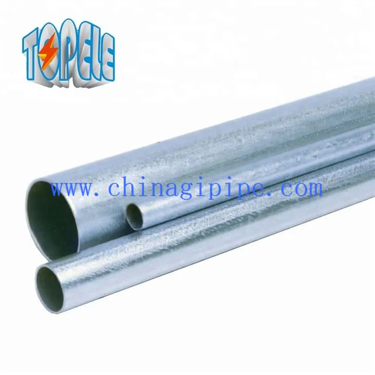 1palcová hliníková trubka EMT hladce ošetřujte trubku EMT