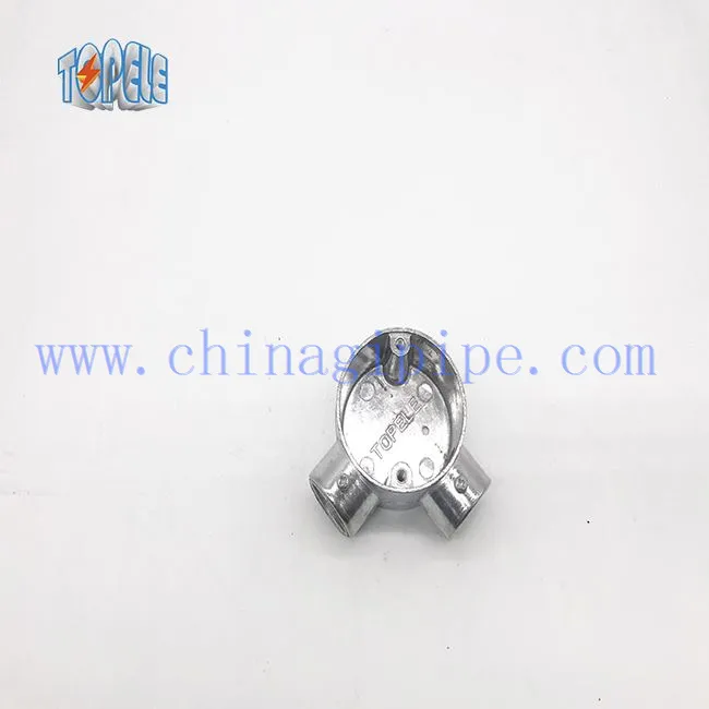 Úhlová cesta BS 4568/BS 31 Hliníková kruhová krabice